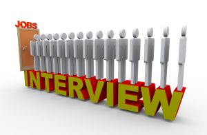 Job Interview Candidate Line